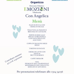Cena solidale con Formont di Villadossola per Angelica